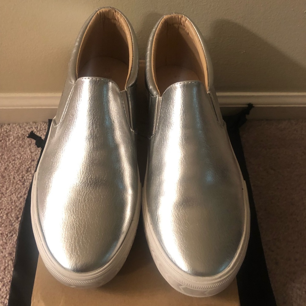 Vintage Havana Silver Slip-On Sneakers- Hilda